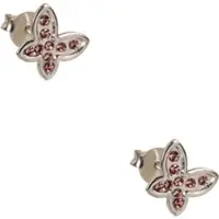 Out of the blue Boucles d'oreilles en argent 925 sterling, papillon, (Argent sterling 925)