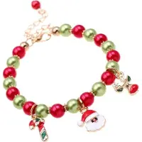 Out of the blue Bracelet avec pendentif Charm Christmas, (Matières plastiques, Métal)