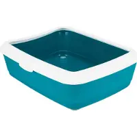Trixie Litière pour chat Classic avec rebord, 37 x 15 x 47 cm (Bac à litière ouvert)