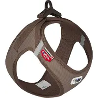 Curli Clasp Vest Geschirr Cord braun 2XS