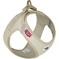 Curli Clasp Vest Geschirr Cord tan 2XS