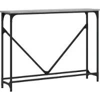 vidaXL Table console sonoma gris 102x22,5x75 cm bois d'ingénierie