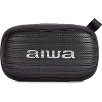 Aiwa BS-110BK noir Mini haut-parleur Bluetooth avec mousqueton 10W HyperBass Music Box Soundbox Player