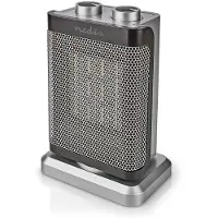 Nedis Ventilateur d'air chaud céramique PTC/ Thermostat/ Consommation 1500 W/ 2 niveaux de chauffage/ Protection anti-basculement