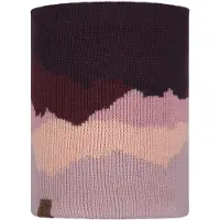 Buff Knitted&fleece Neck Warmer Violet,Rose
