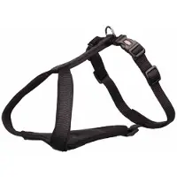 Trixie Premium Harnais en Y - noir - 37-45 cm/15 mm