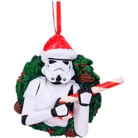 Ginza.se Original Stormtrooper Pendentif de sapin de Noël Wreath 10 cm