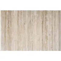 Stor Planet Storplanet tapis en bambou Cool crème 60 x 90 cm