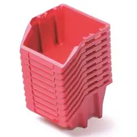 Prosperplast Set úloných box 10 ks BINEER SHORT SET 288x158x187 mm - barva: erná