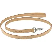 Diego & Louna Laisse Cuir Diego & Louna - Couleur : Naturel, Taille : 150 Cm, Largeur : 2,10 Cm