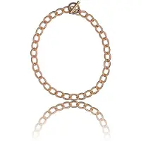Time Force Collier Femme - - 50 cm - Cuivré - Métal - Adulte