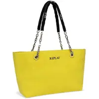 Replay – Sac pour Femme en Simili Cuir, Vert (Lt Yellow Green 164), Taille Unique