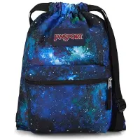 JanSport sac à dos sac de gym Drawsack Backpack 14L Cyberspace Galaxy multicolore