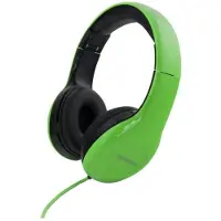 Esperanza EH138G Casque serre-tête Noir, vert (Filaire), Écouteurs, Vert