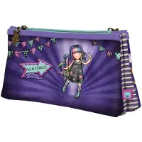 Safta Etui double multi-usages Gorjuss Up and away Violet (21.5 x 11,5 x 5 cm)