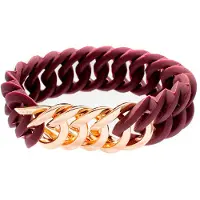 The-rubz Bracelet d'identification 100467 25 mm, (Acier inoxydable, Acier/silicone, Silicone)