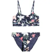 Roxy Maillots de bain enfant VACAY FOR LIFE CROP TOP SET filles - Marine - 6 ans