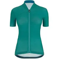 Santini Colore Short Sleeve Jersey Bleu 2XL Femme