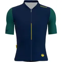 Santini Allez Le Maillot Jaune Short Sleeve Jersey Bleu 3XL Homme
