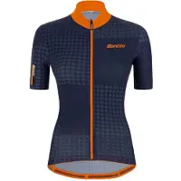 Santini Tono Sfera Short Sleeve Jersey Bleu XL Femme