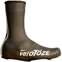 VeloToze : couvre-chaussures en néoprène, imperméables, couleur noire - pour un confort optimal par temps froid et humide.