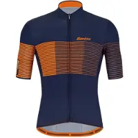 Santini Tono Freccia Short Sleeve Jersey Bleu XS Homme