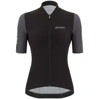 Santini Redux Stamina Short Sleeve Jersey Noir L Femme