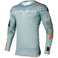 Seven Rival Trooper 2 Long Sleeve Enduro Jersey Gris L Homme