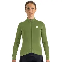Sportful Monocrom Thermal Long Sleeve Jersey Vert M Femme