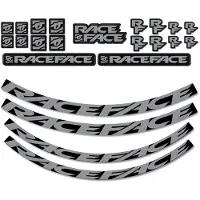 Race Face Turbine R Arc Offset 30 Stickers Gris