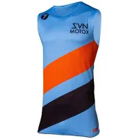Seven Zero Delta Over Sleeveless T-shirt Bleu M Homme