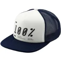 100% Hommes, Casquette, casquette d'imprimeur transfert, bleu marine, Bleu