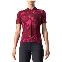 Castelli Unltd Sentiero Short Sleeve Jersey Rouge S Femme