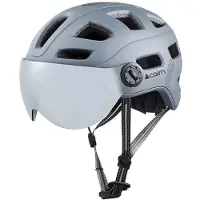 Cairn Quartz Visor Led Usb Urban Helmet Gris L