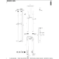 RockShox Boxxer C1 2019+ Right Fork Csu Upper Tube Noir