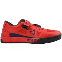 Leatt CHAUSSURES DE CYCLISME 5.0 CLIP (SPD) MODÈLE CHILLI, COULEUR ROUGE, POINTURE 43 / 27 cm (43), Rouge