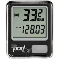 Techwell 4 Function Wireless Cycling Computer Noir