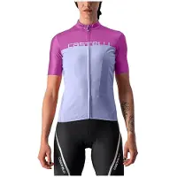 Castelli Velocissima Short Sleeve Jersey Bleu,Violet L Femme
