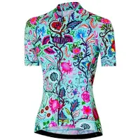CYCOLOGY Secret Garden Short Sleeve Jersey Bleu L Femme