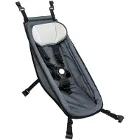 Croozer Siège bébé compatible avec tous les modèles Kid & Kid Plus à partir de 2014 et les modèles Kraams, couleur : Graphite Blue