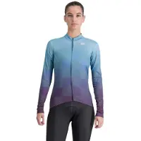 Sportful Rocket Thermal Long Sleeve Jersey Bleu,Violet M Femme