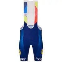 Santini Lidl-trek Bib Shorts Multicolore XS Homme