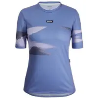 Santini Watt Short Sleeve T-shirt Bleu XS Femme