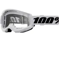 100% Strata 2 Youth Goggles Clair Clear Lens/CAT0 Enfants