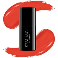 Semilac UV Hybrid Hottie vernis à ongles gel teinte 039 Sexy Red 7 ml