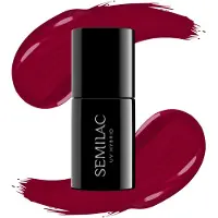 Semilac UV Hybrid Hottie vernis à ongles gel teinte 071 Deep Red 7 ml