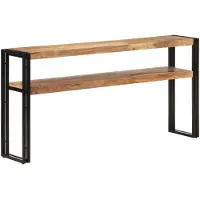 vidaXL Table console 150x30x75 cm Bois d'acacia solide