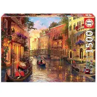 Educa Puzzle 1500 pièces Atardecer en Venecia 17124