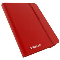 GameGenic Casual Album - Album de cartes à 8 poches, jusqu'à 160 cartes, rouge