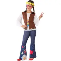 Atosa Déguisement De Fille Hippie
